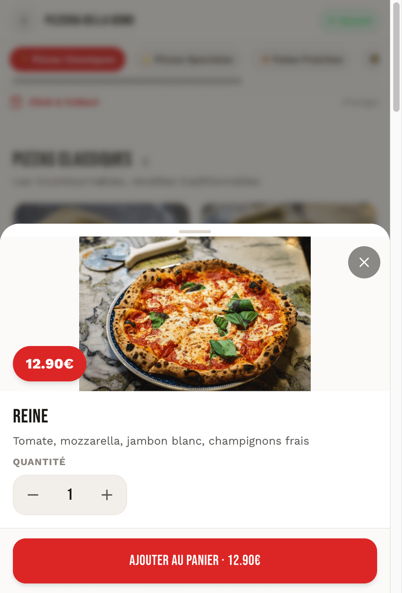 Une fiche produit appétissante sur Fasteat